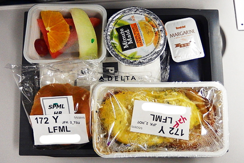 デルタ航空特別機内食低カロリー食LFML